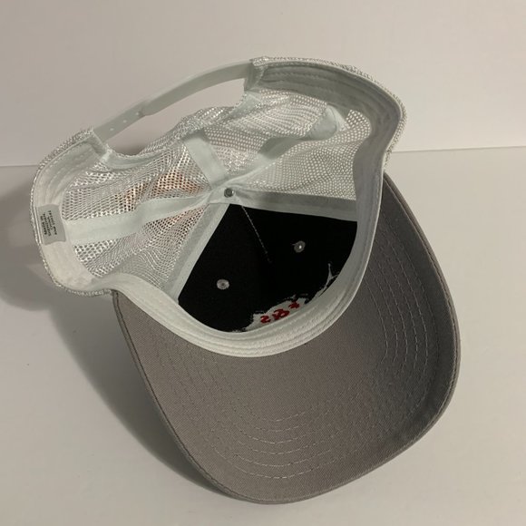 Field & Stream Fish Hat Trucker Snapback Adjustable Gray White Cap One Size OSMF - Picture 6 of 9